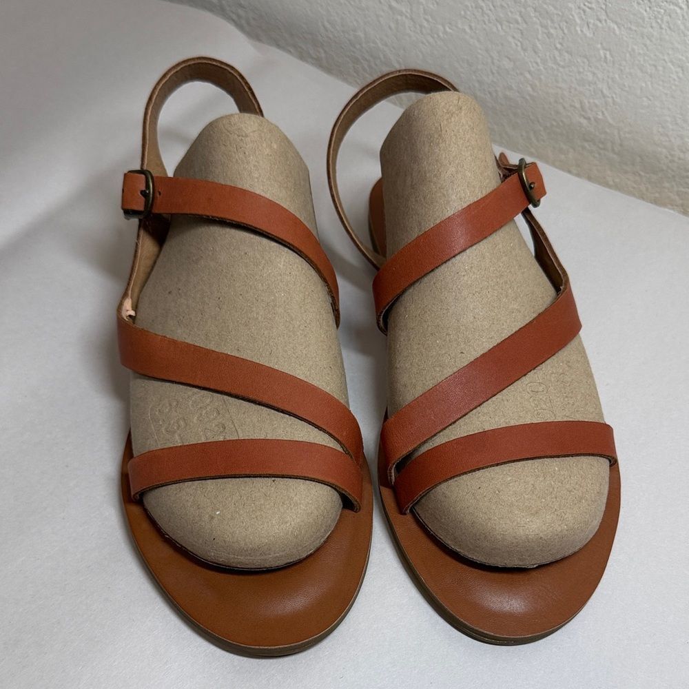 Lucky Brand Tan Leather Sandals